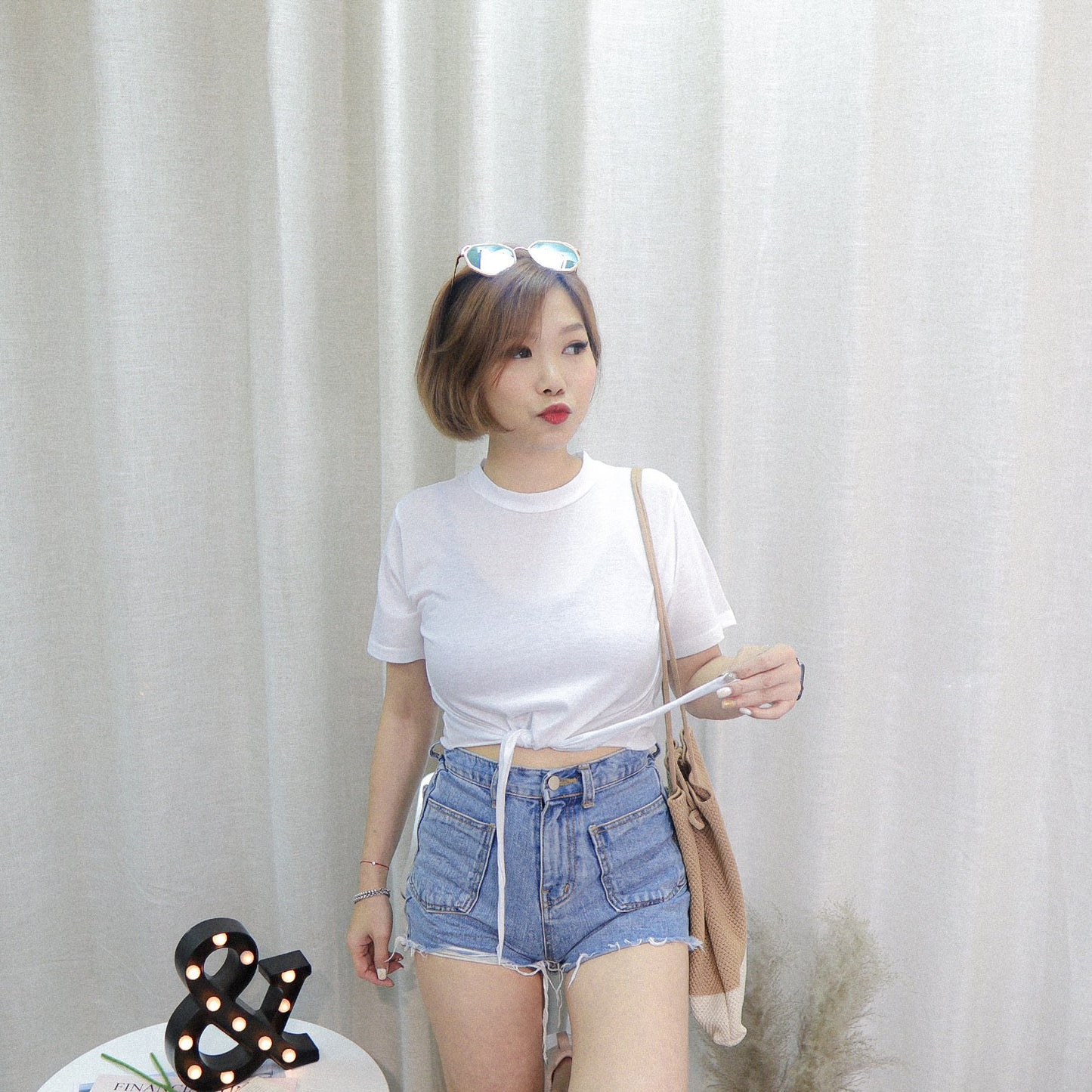 #T295 WHEN I COME BACK CROP TOP - Letta A