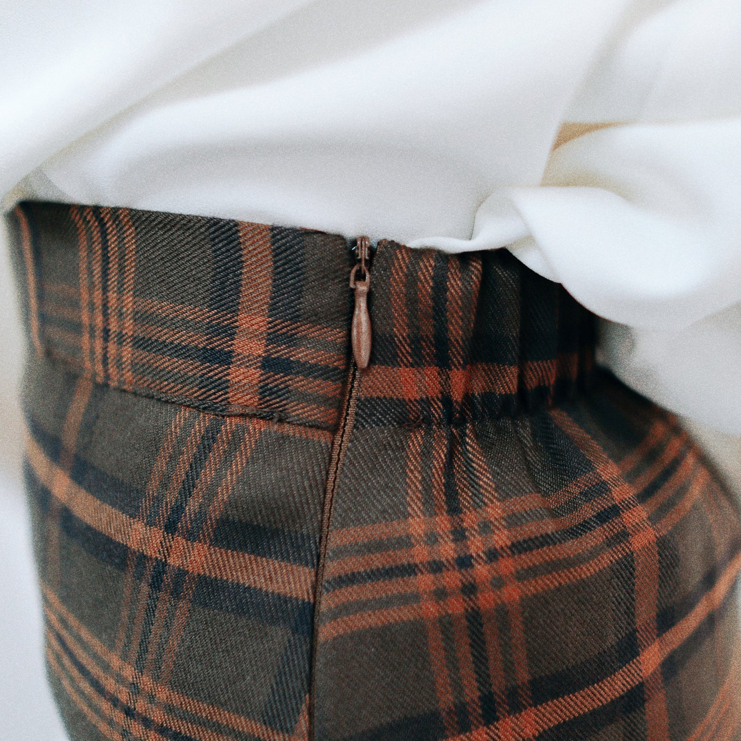B125 BROWNIE CHECKED SKIRT - Letta A