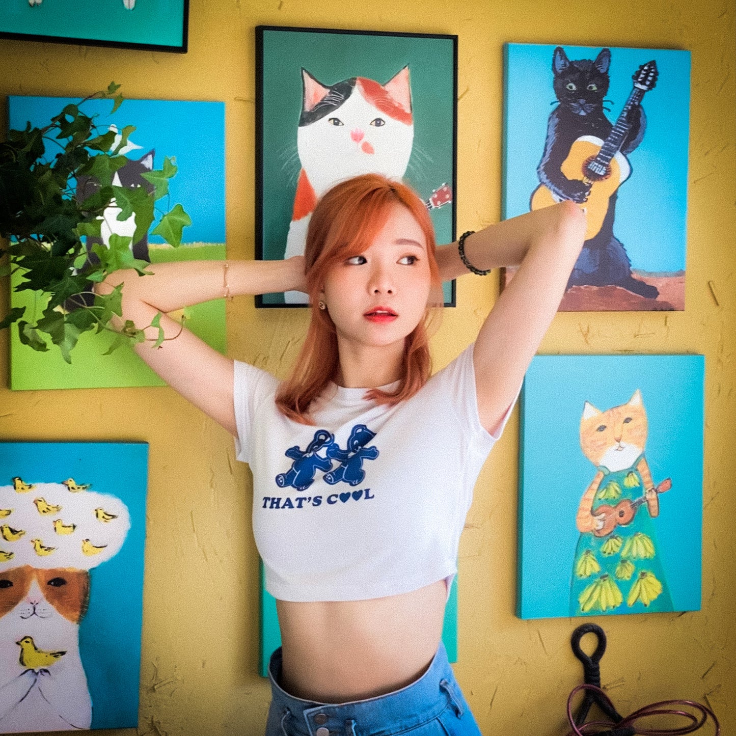 T555 BUTTERFLY TEE/ BEAR 🐻 TEE