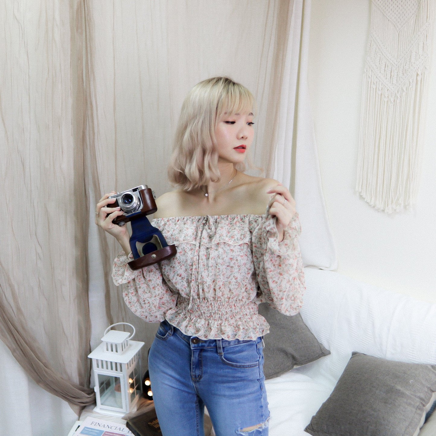 T394 DAISY OFF-SHOULDER TOP - Letta A
