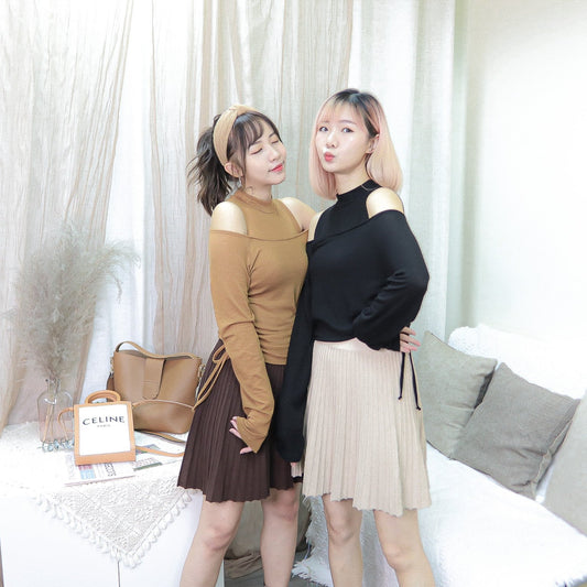 B120 YES OK KNIT SKIRT - Letta A
