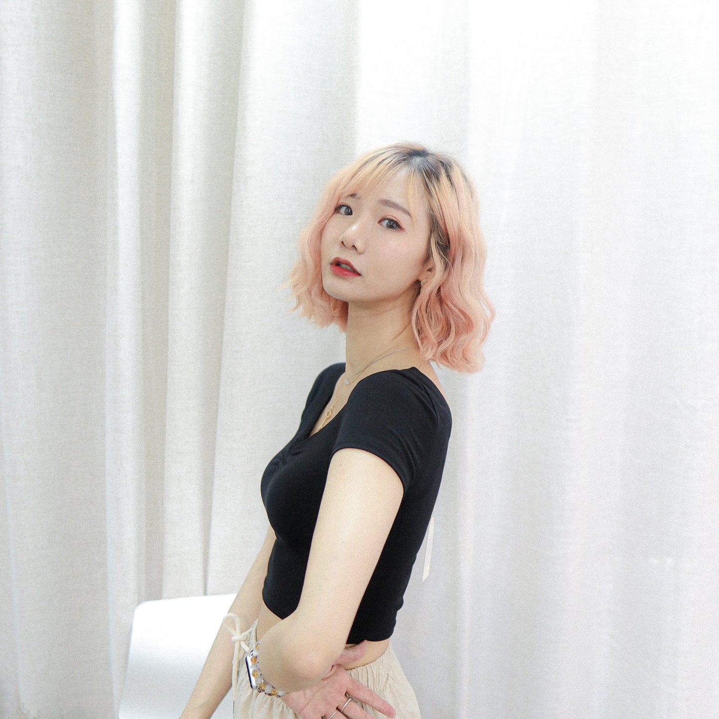 #T290 CAN YOU IMAGINE CROP TOP - Letta A