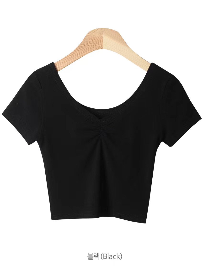 #T290 CAN YOU IMAGINE CROP TOP - Letta A