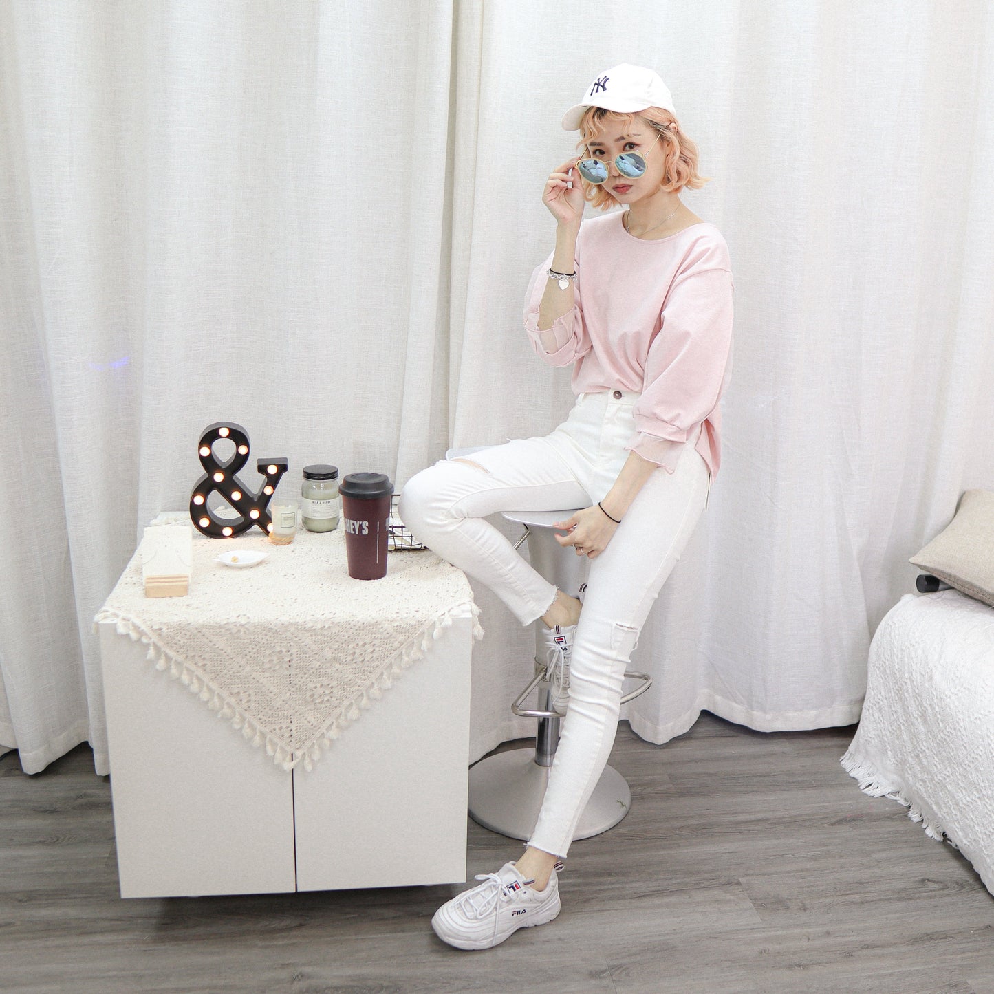 #T280 TIME FLIES BLOUSE - Letta A