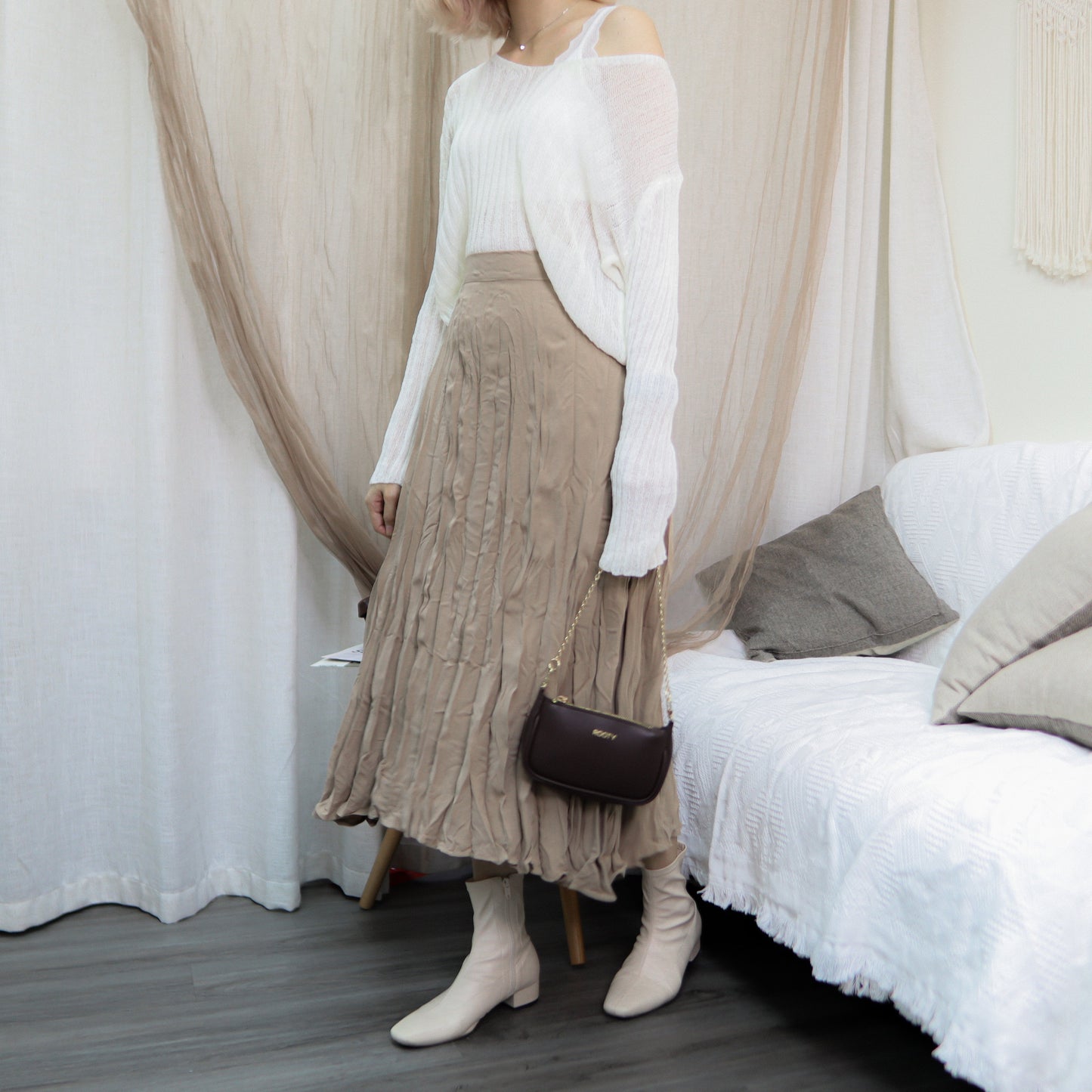 T391 THANKS KNIT TOP - Letta A