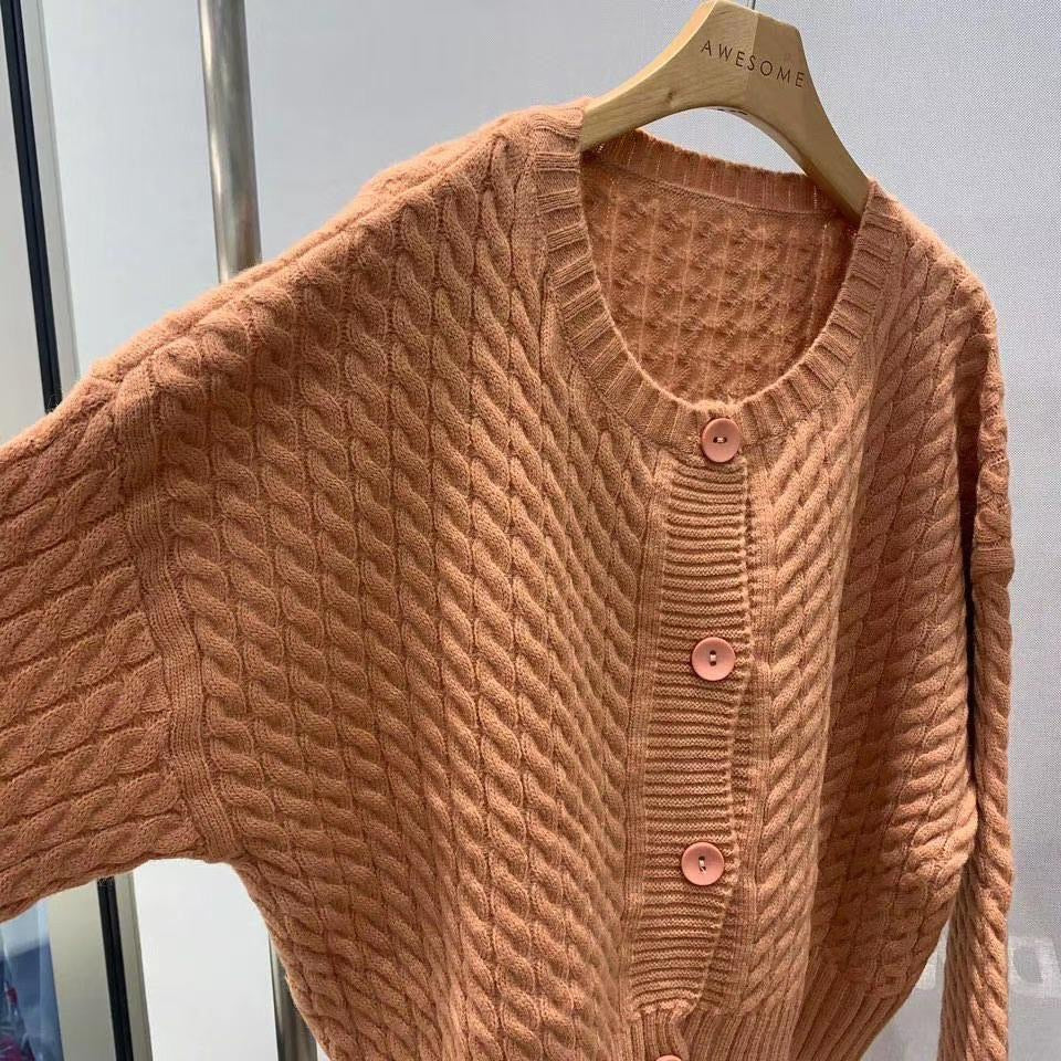 C043 CORAL LOVE JK KNIT SET