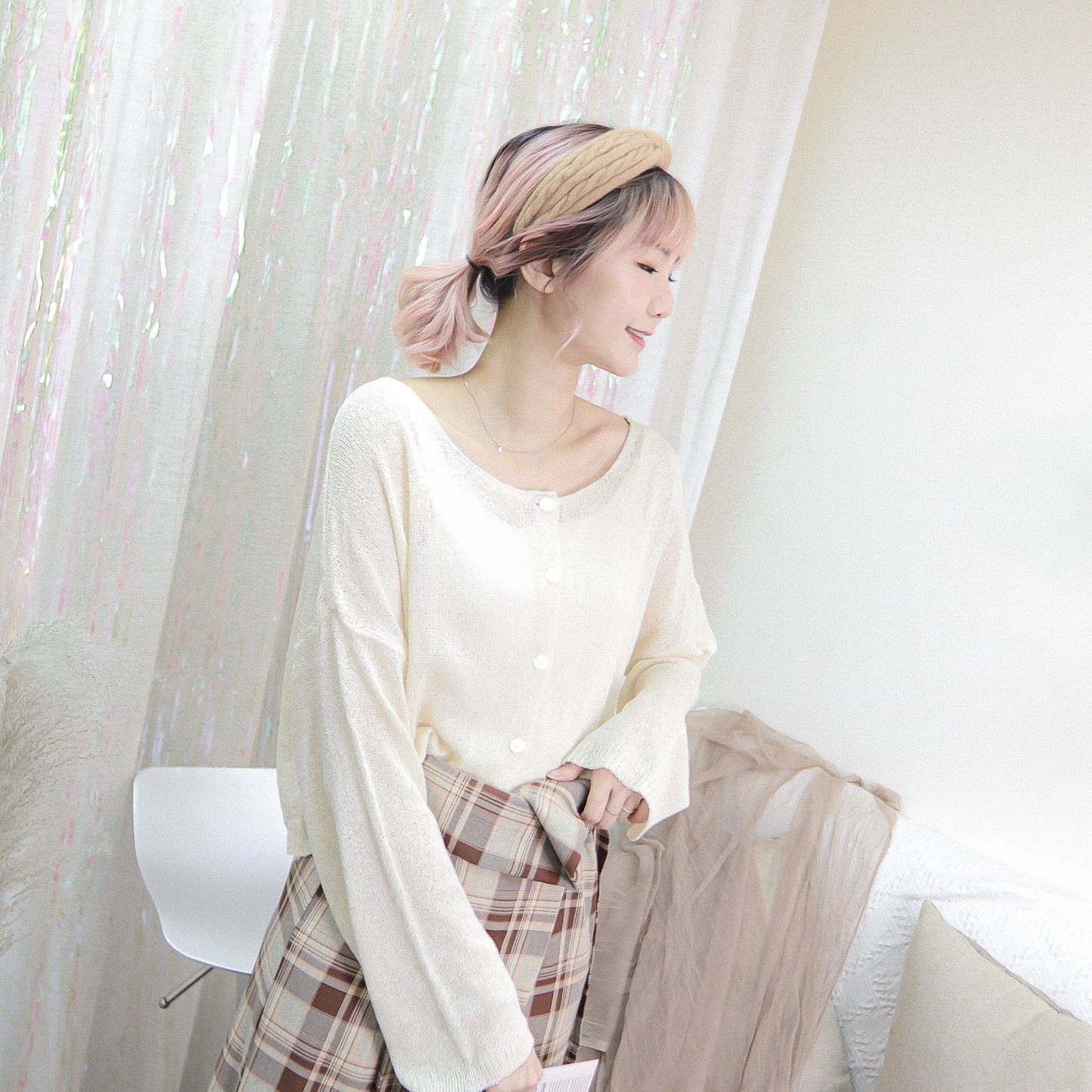 T361 DREAM ON YOU KNIT TOP - Letta A