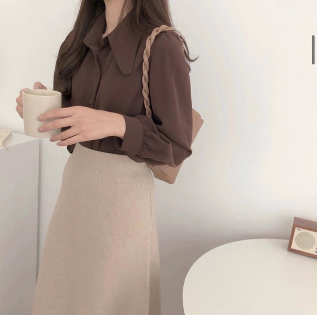 T434 BROWNIE BLOUSE