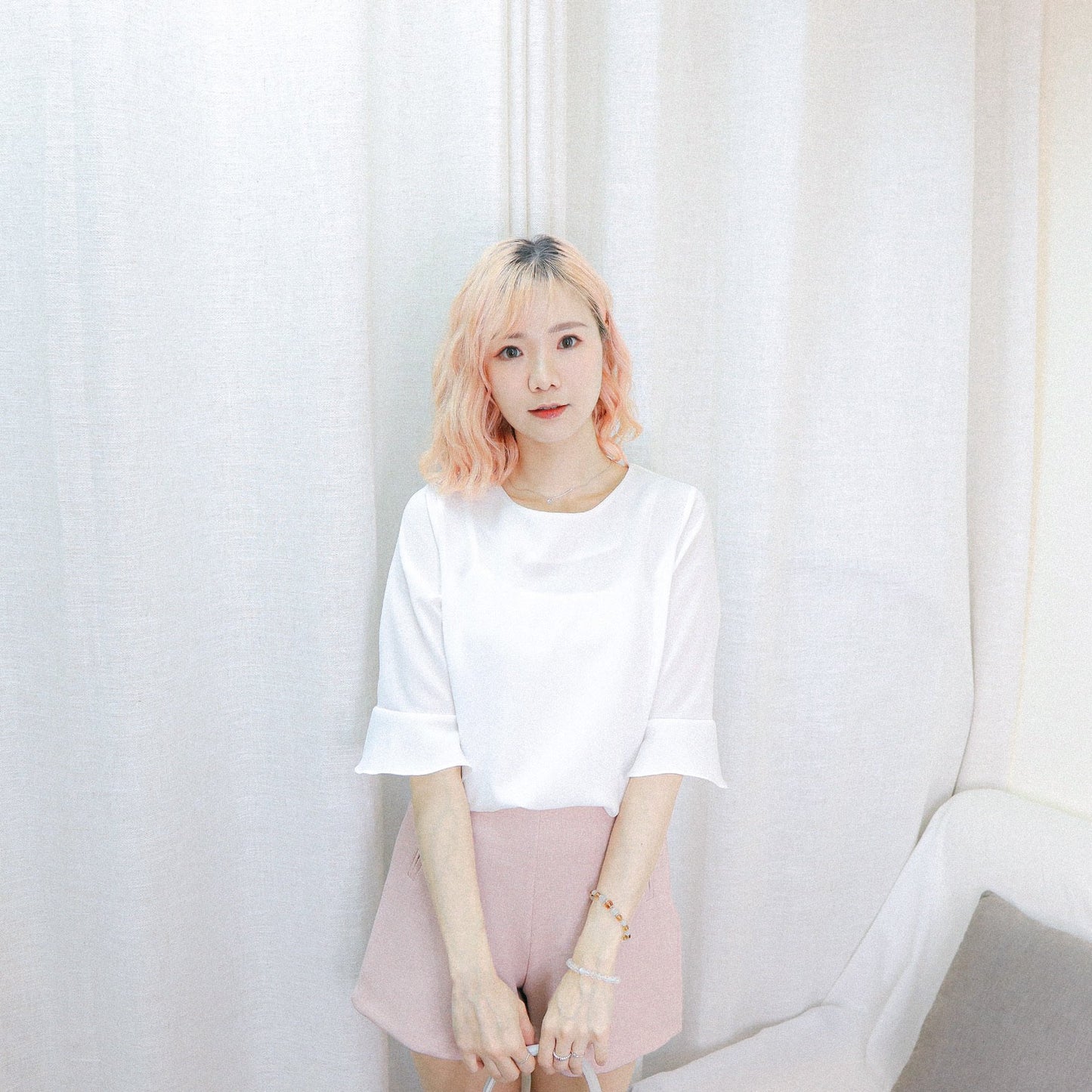 #T268 LILIAN PASTEL BLOUSE - Letta A