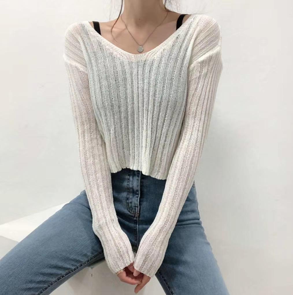T391 THANKS KNIT TOP - Letta A