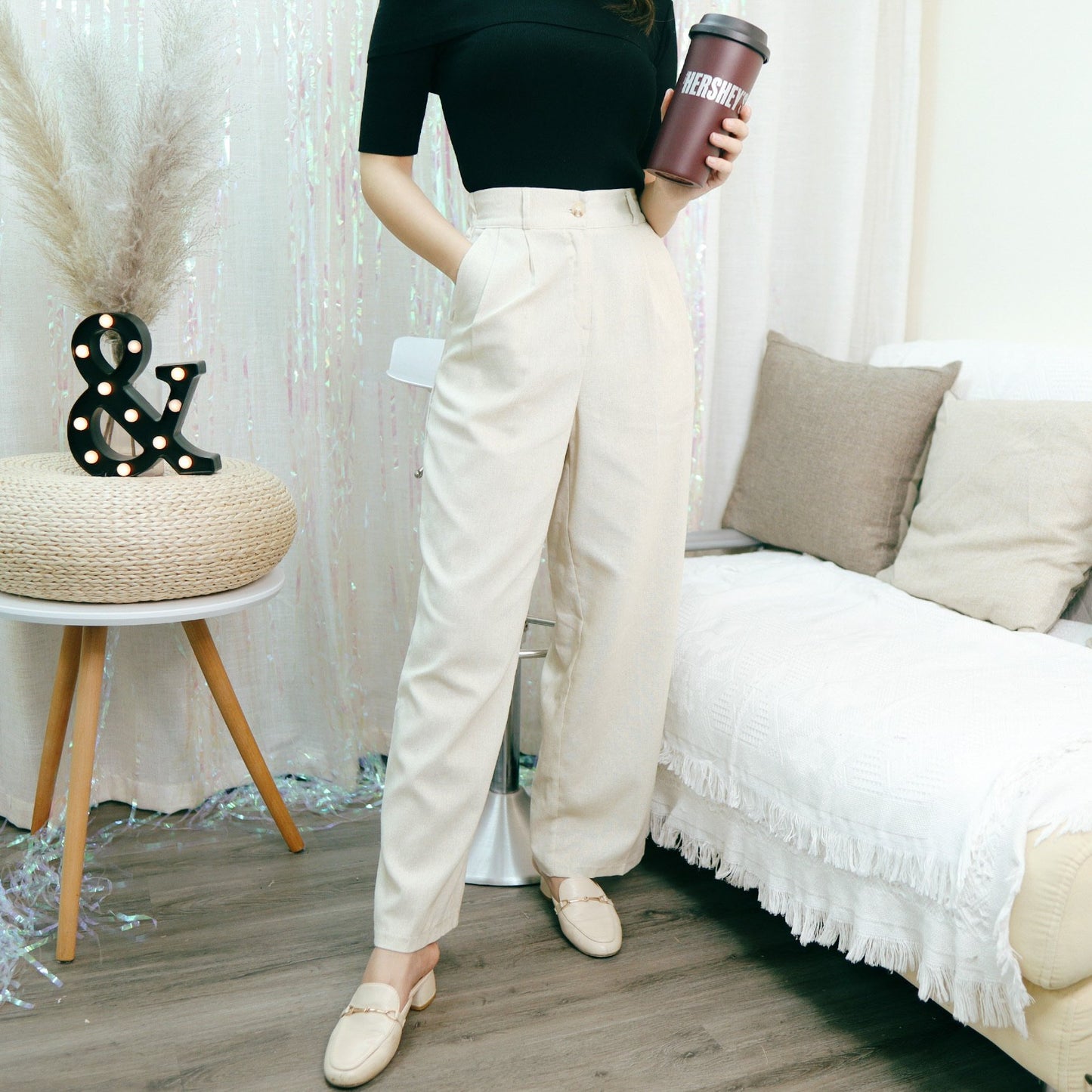 #B115 ONNI TROUSERS - Letta A