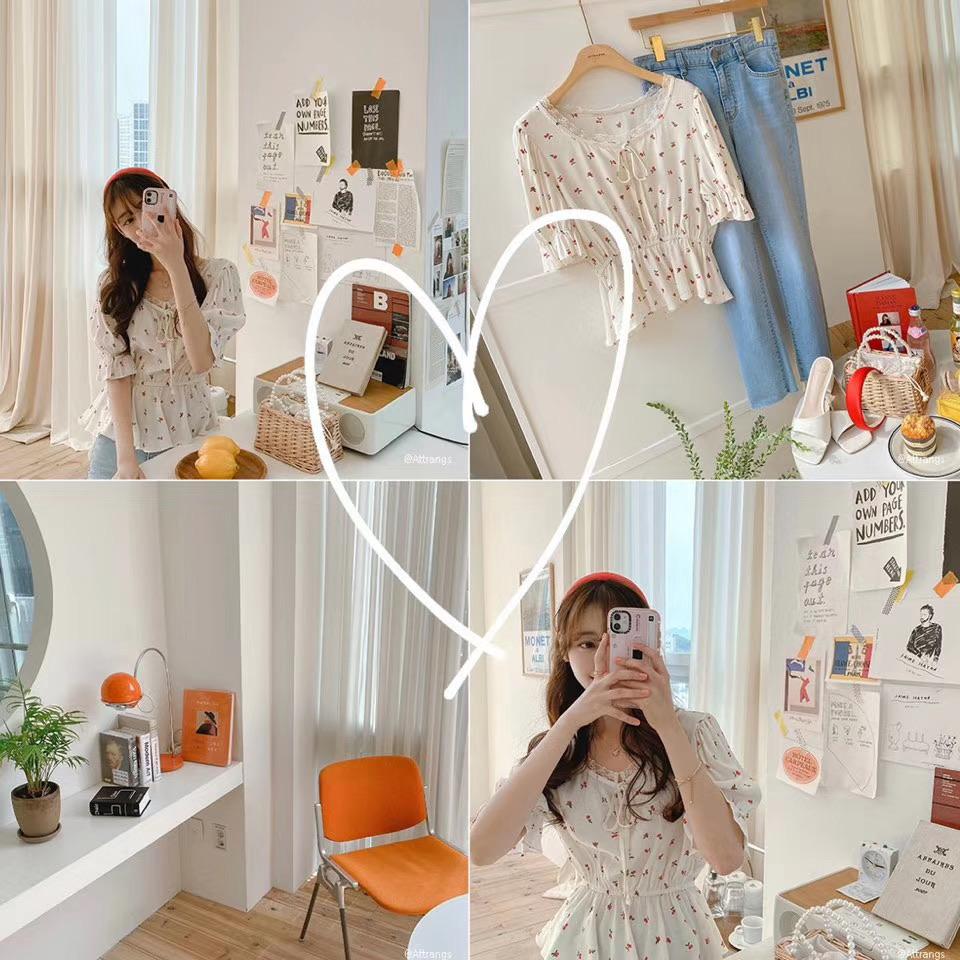 #T288 TASTY CHERRY BLOUSE - Letta A