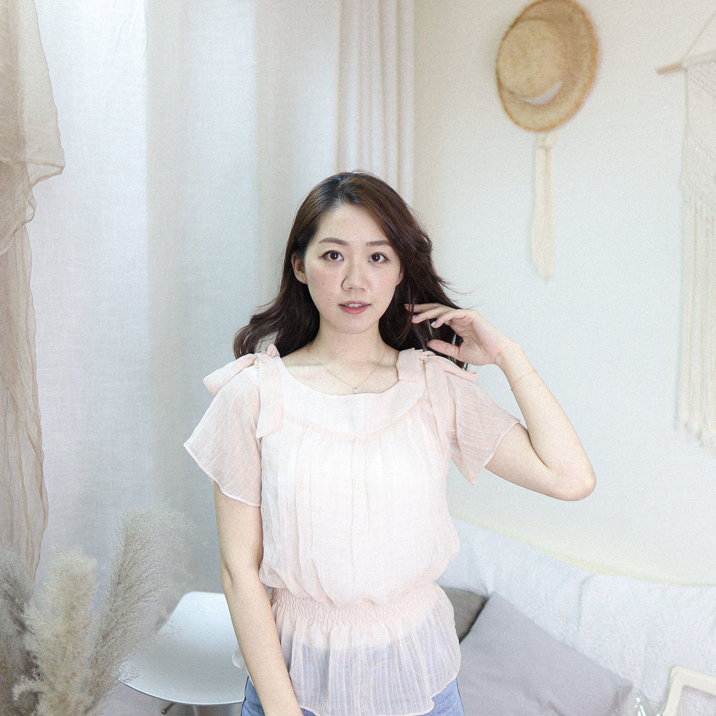 #T317 MY SWEETIE RIBBON BLOUSE - Letta A