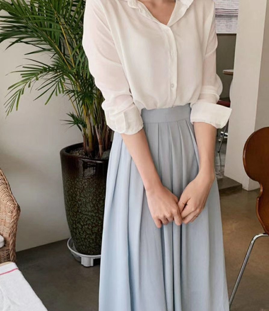 #B112 CLOUD TIME SKIRT - Letta A