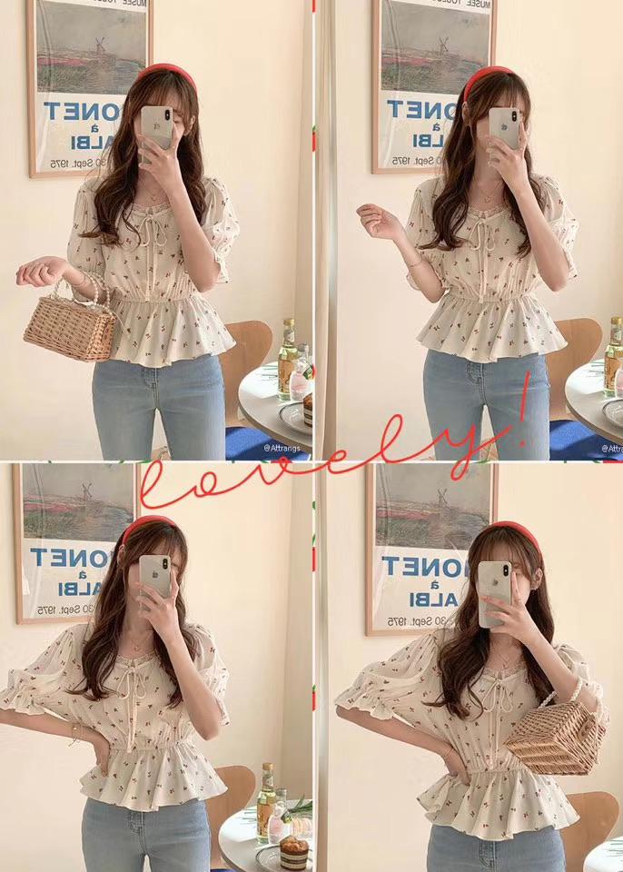 #T288 TASTY CHERRY BLOUSE - Letta A