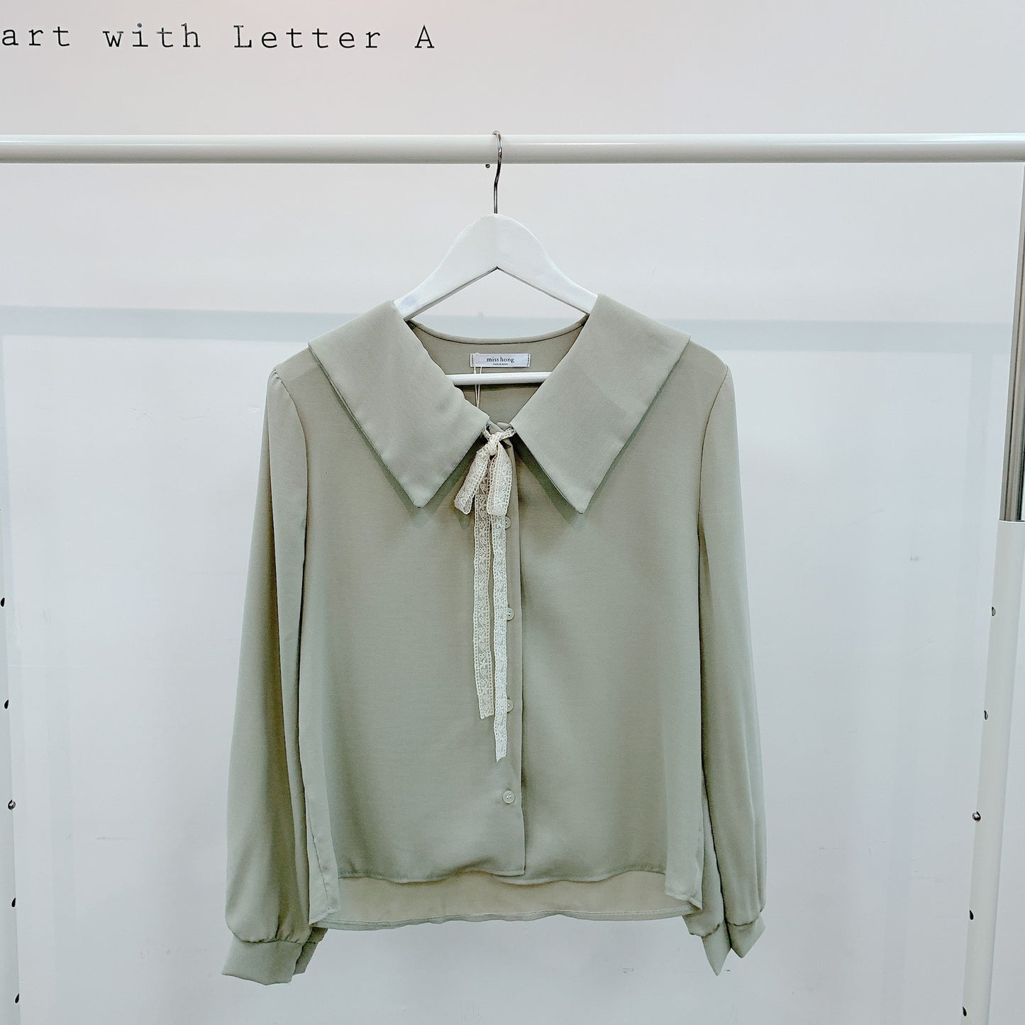 T481 NICE RIBBON BLOUSE