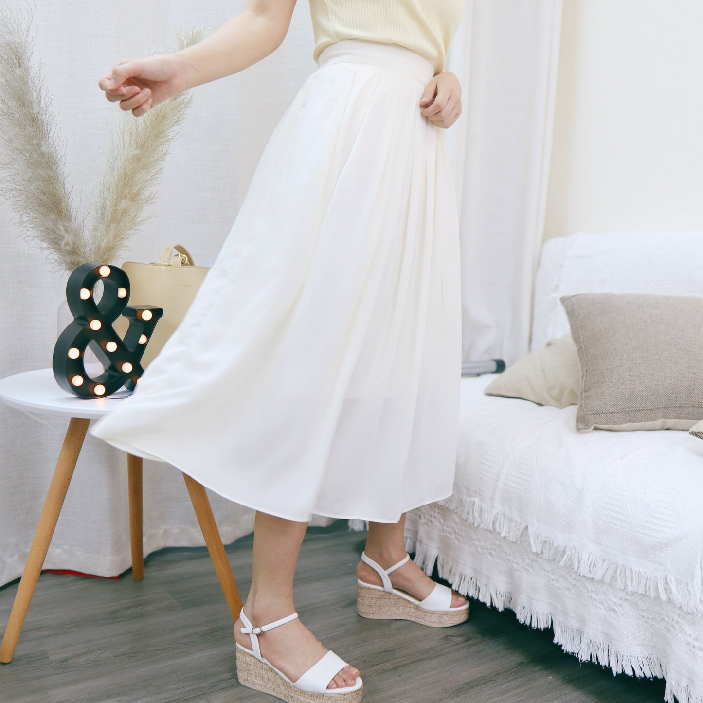 #B112 CLOUD TIME SKIRT - Letta A