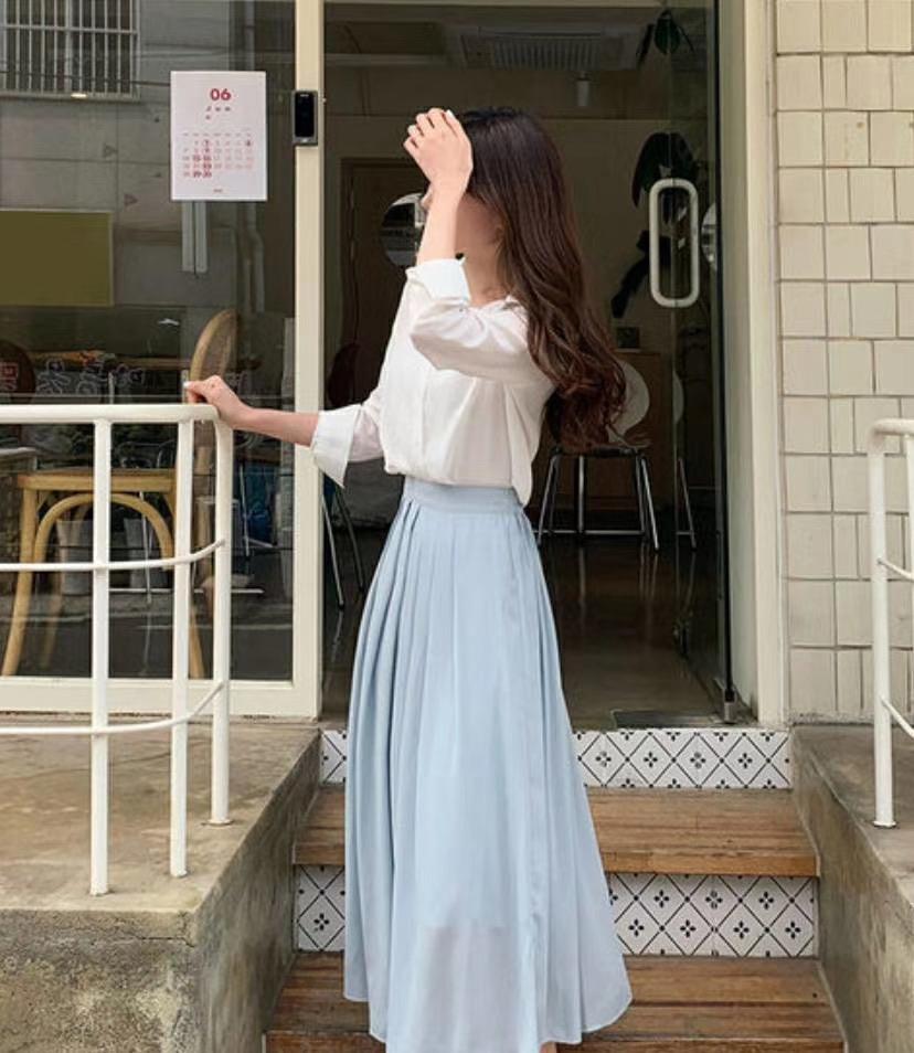 #B112 CLOUD TIME SKIRT - Letta A