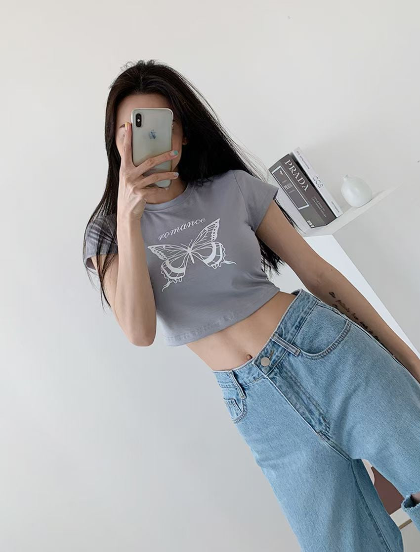 T555 BUTTERFLY TEE/ BEAR 🐻 TEE