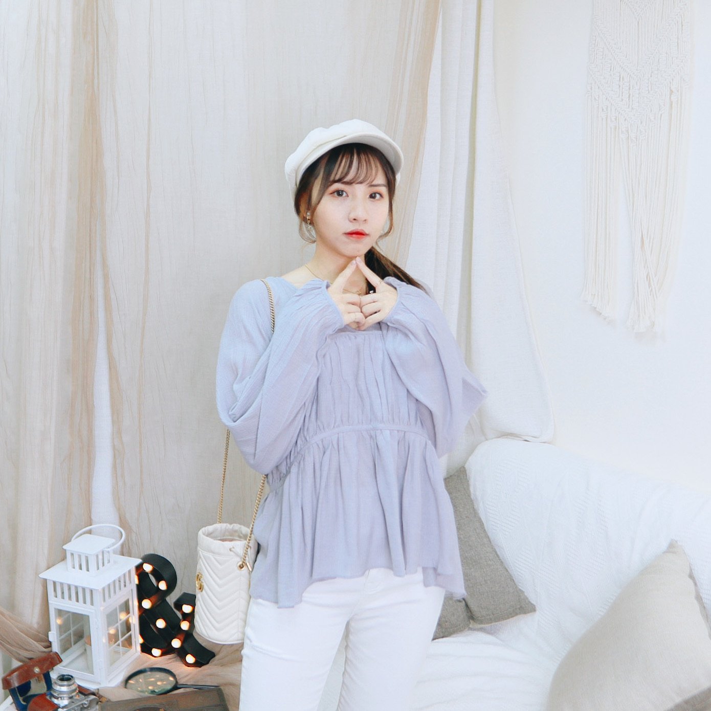 T392 ARITA V-NECK TOP - Letta A