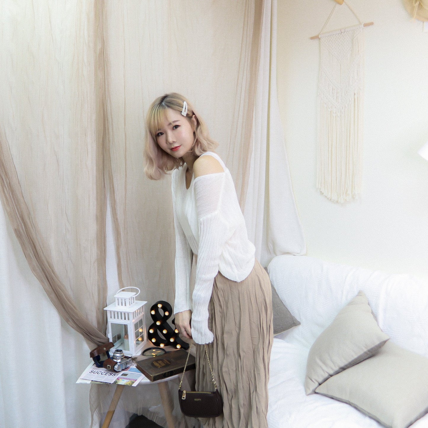 T391 THANKS KNIT TOP - Letta A