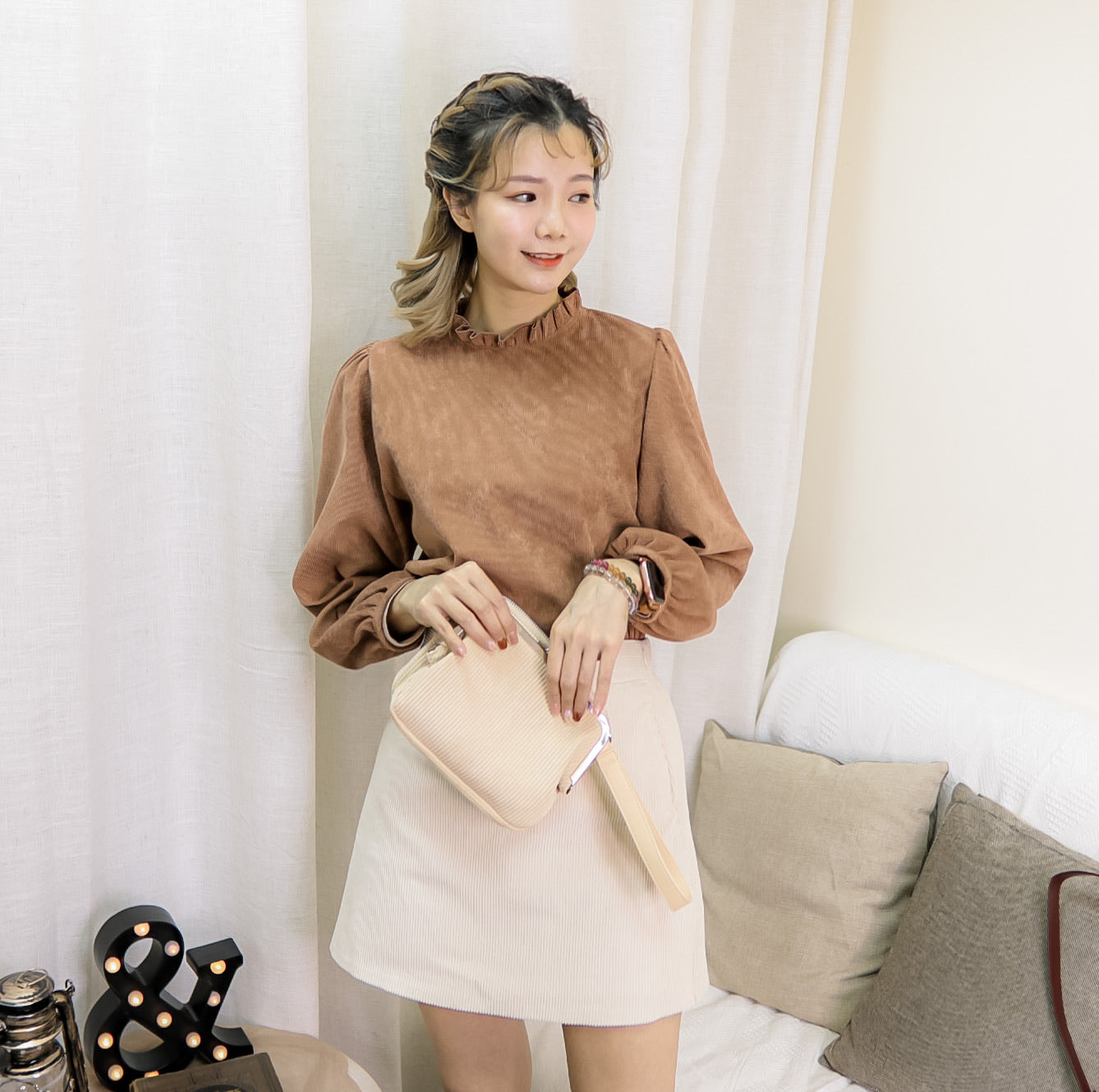 T445 WHAT KIND OF LOVE BLOUSE