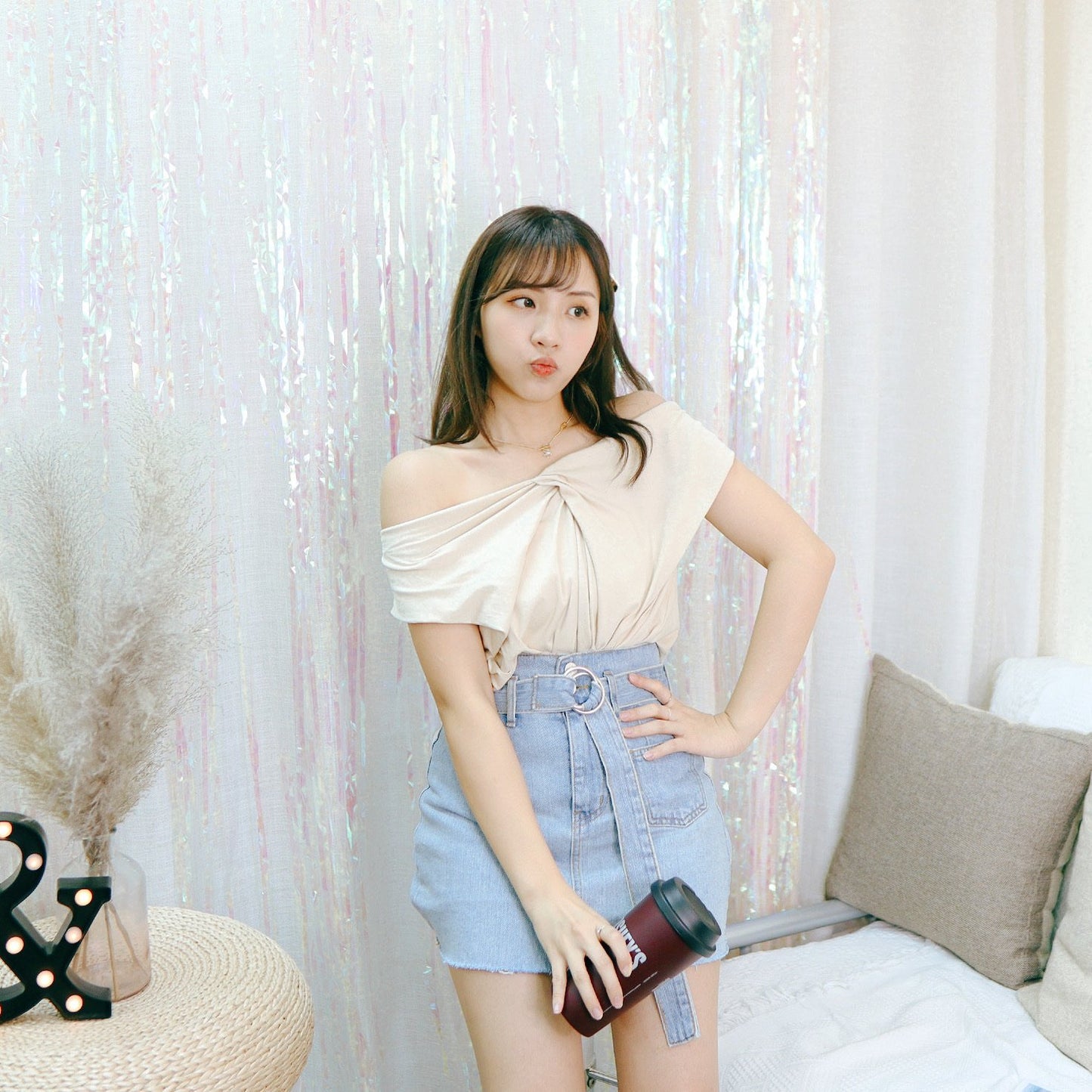#T327 LOOK 2 WAYS TOP - Letta A