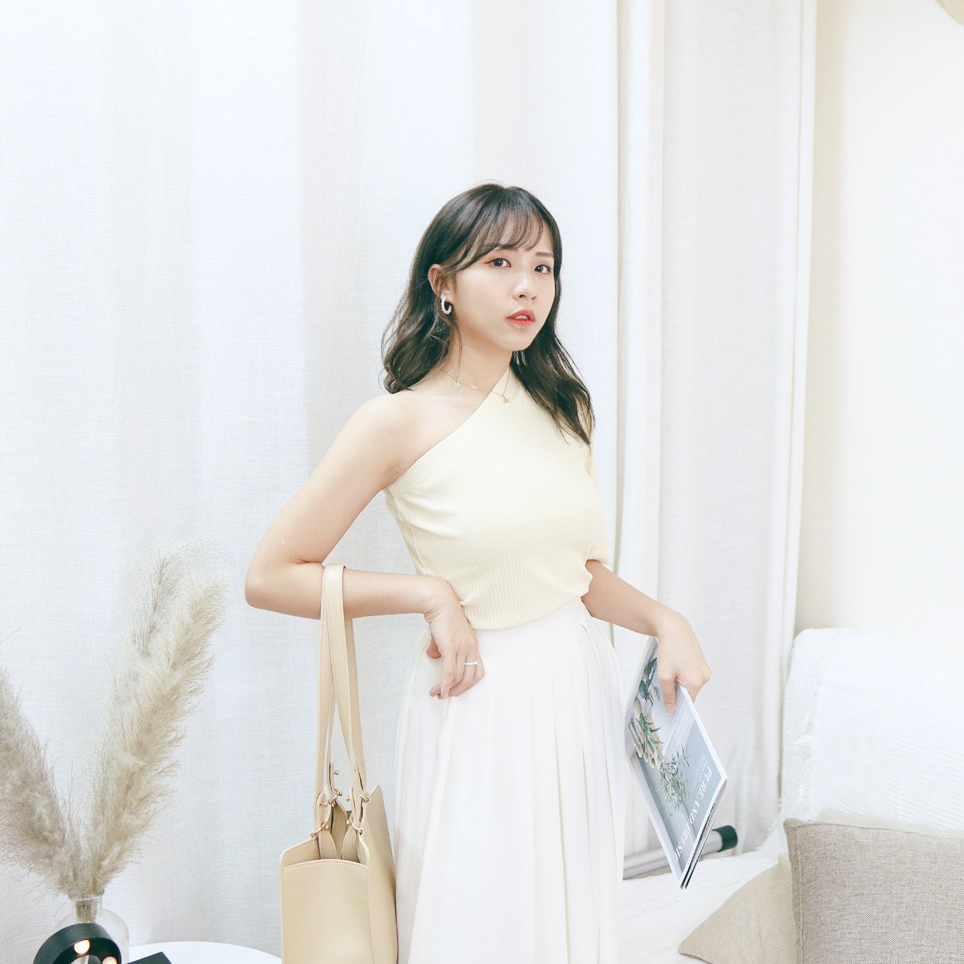 #T322 HAPPY DAY OFFSHOULDER TOP - Letta A