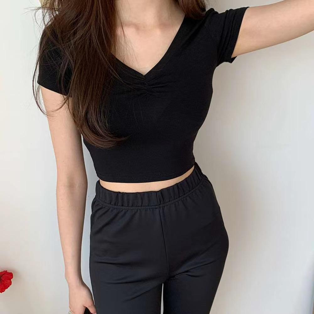 #T290 CAN YOU IMAGINE CROP TOP - Letta A