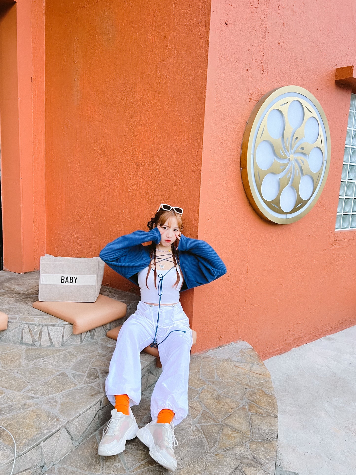 B285 WIND CAGO PANTS
