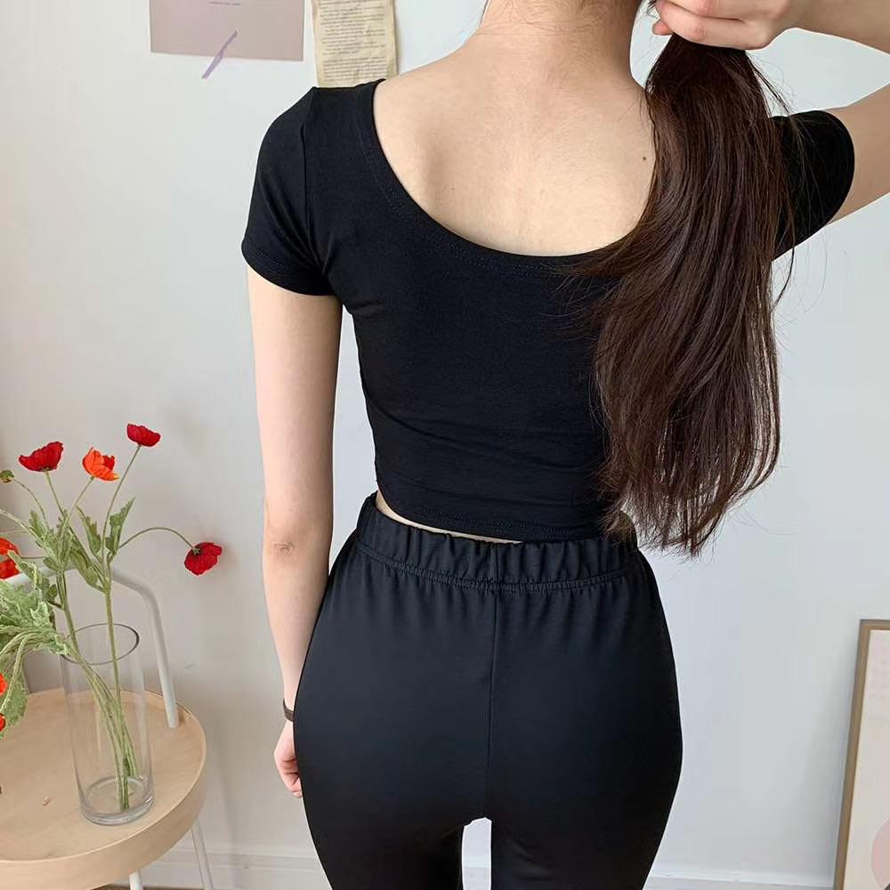 #T290 CAN YOU IMAGINE CROP TOP - Letta A