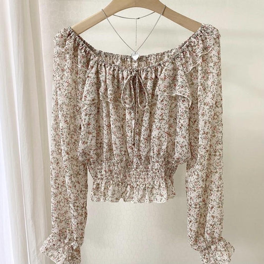 T394 DAISY OFF-SHOULDER TOP - Letta A