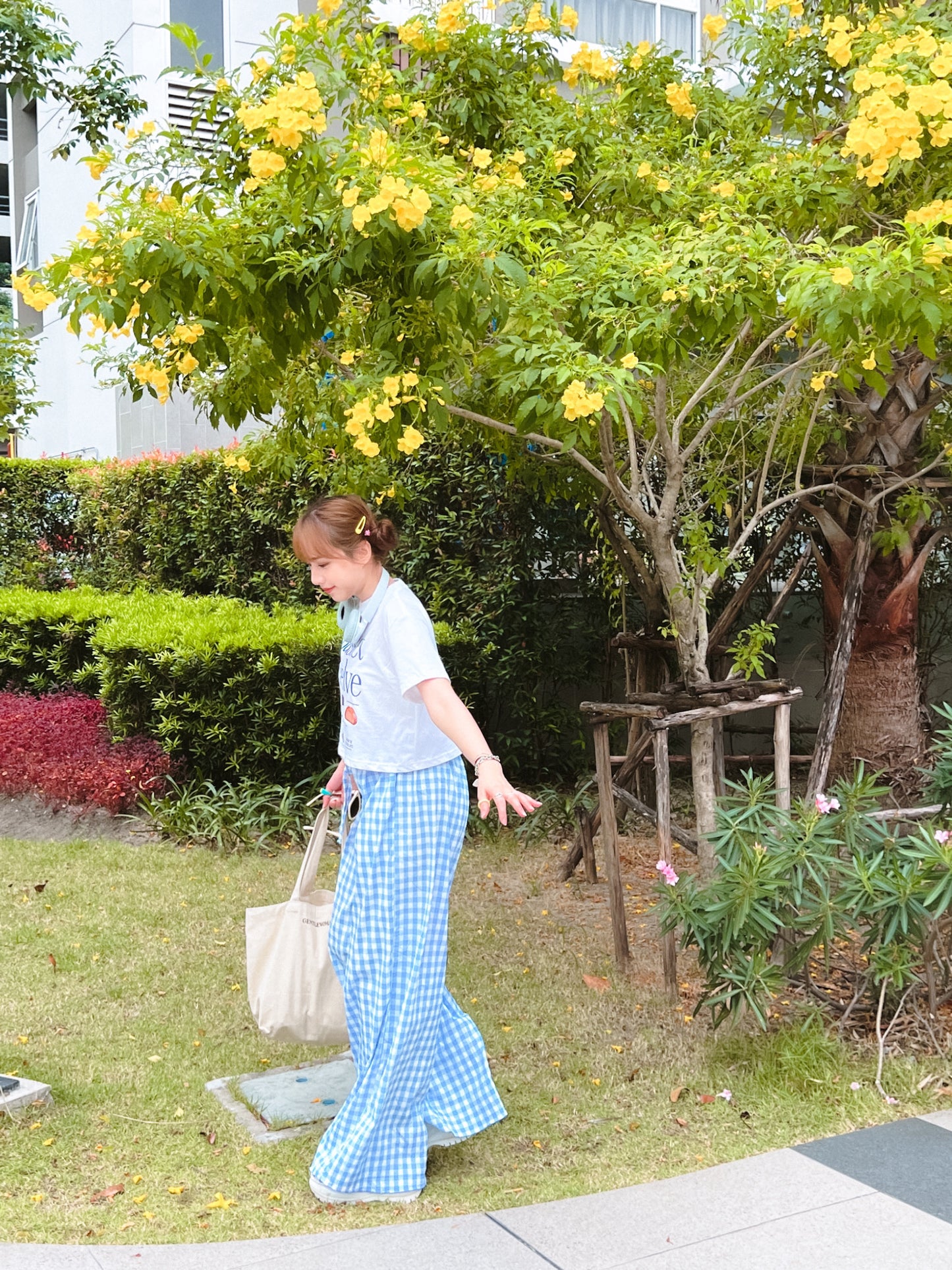 TH066 PALE BLUE LONG PANTS