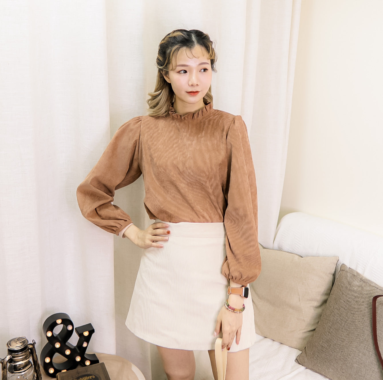 T445 WHAT KIND OF LOVE BLOUSE
