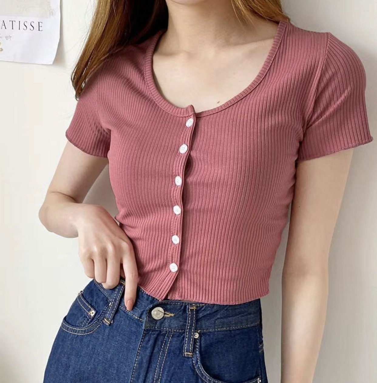 #T291 BY THE WAY CROP TOP - Letta A