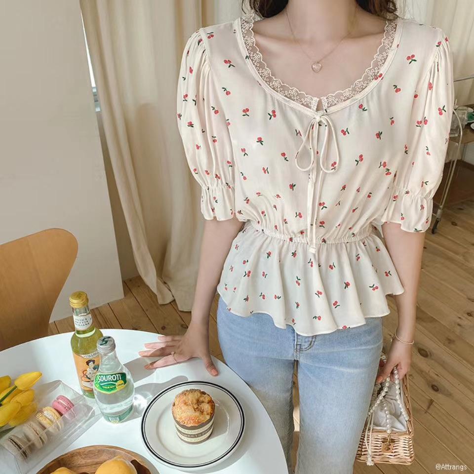 #T288 TASTY CHERRY BLOUSE - Letta A