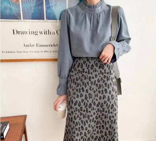 T410 藍色星期一襯衫