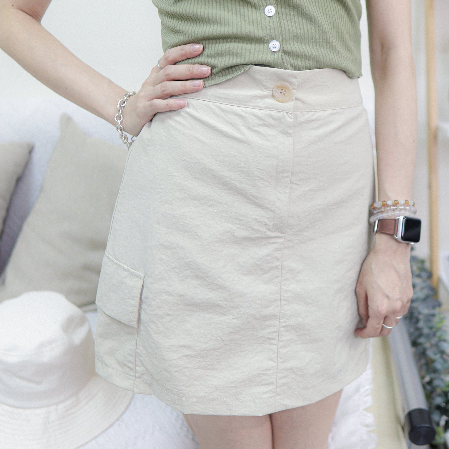 #B105 SMILE FOR TODAY SKIRT - Letta A