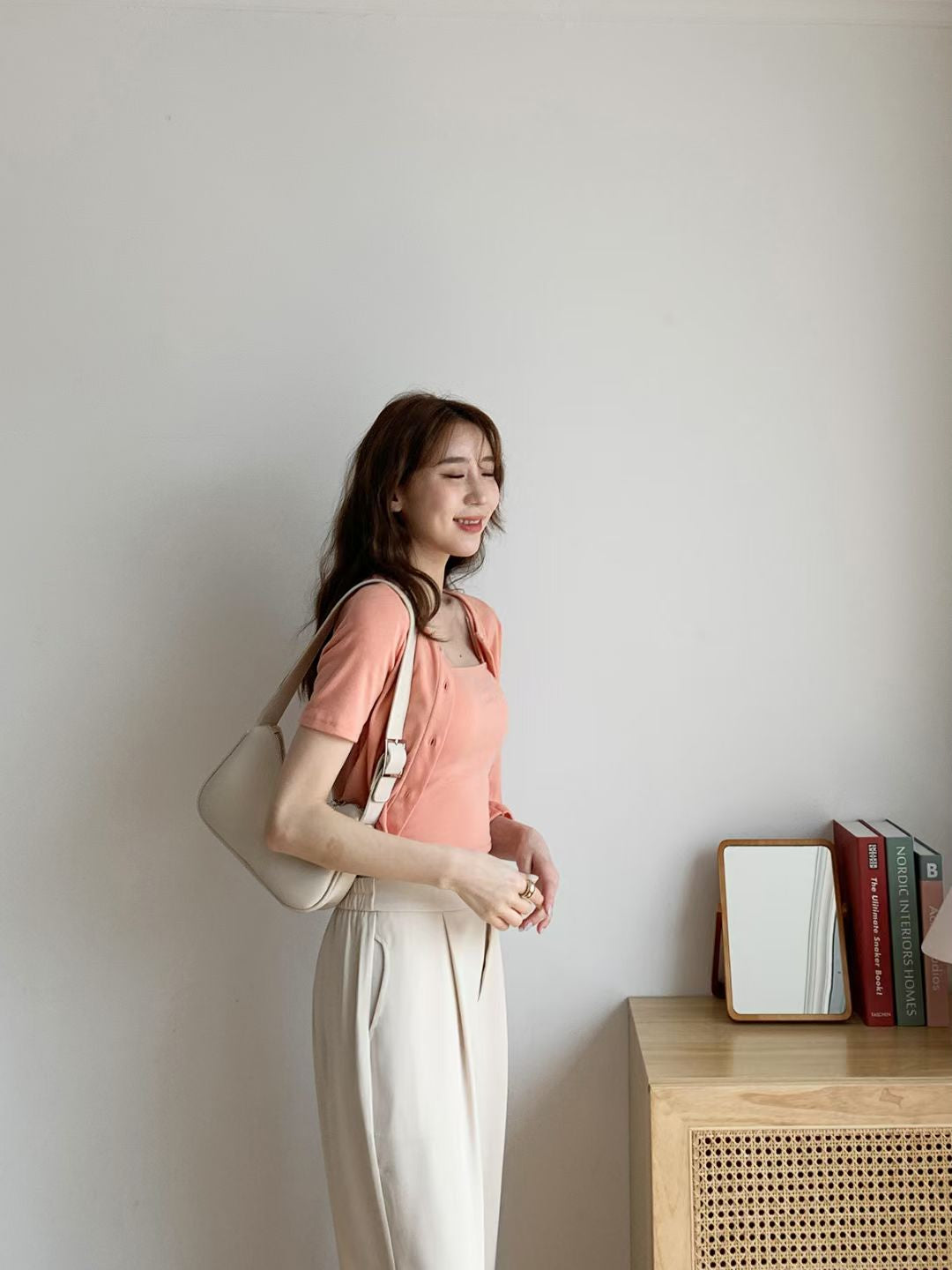 T594 HEY ORANGE TOP SET