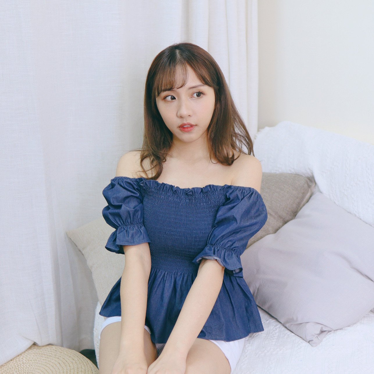 #T282 SKYLINE OFFSHOULDER TOP - Letta A