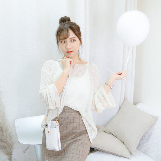 T347 YES OK KNIT TOP - Letta A