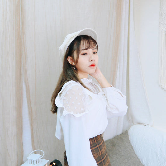 T389 BUNNY RUFFLE TOP - Letta A