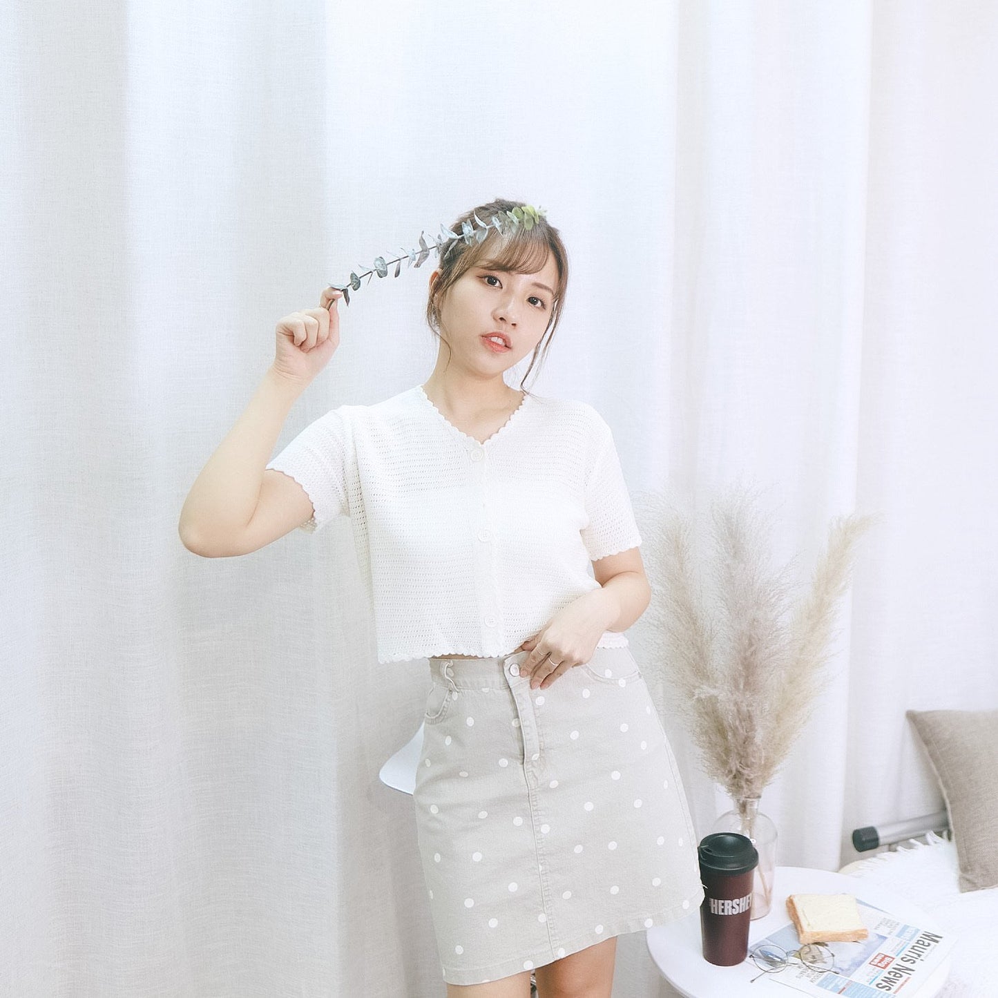 #B108 DOT LOVER SKIRT - Letta A