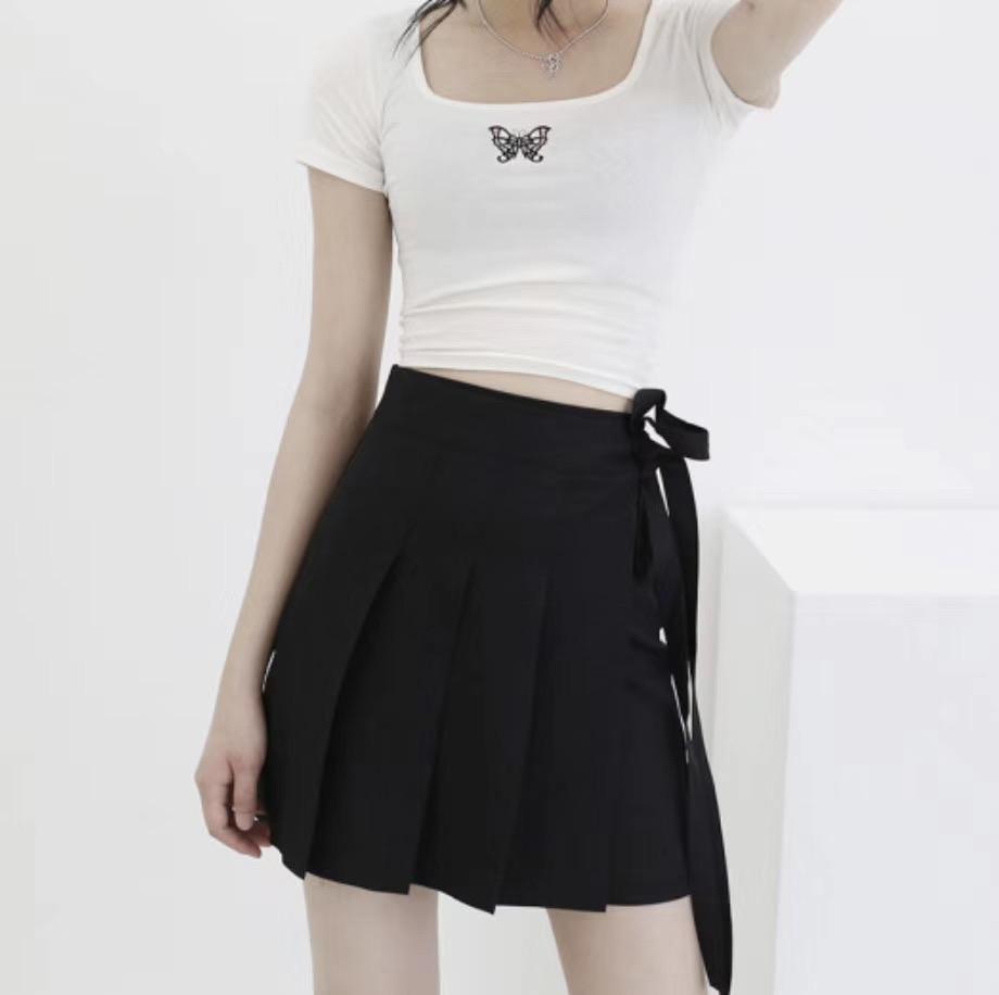 #B111 NIGHT SKY RIBBON SKIRT - Letta A