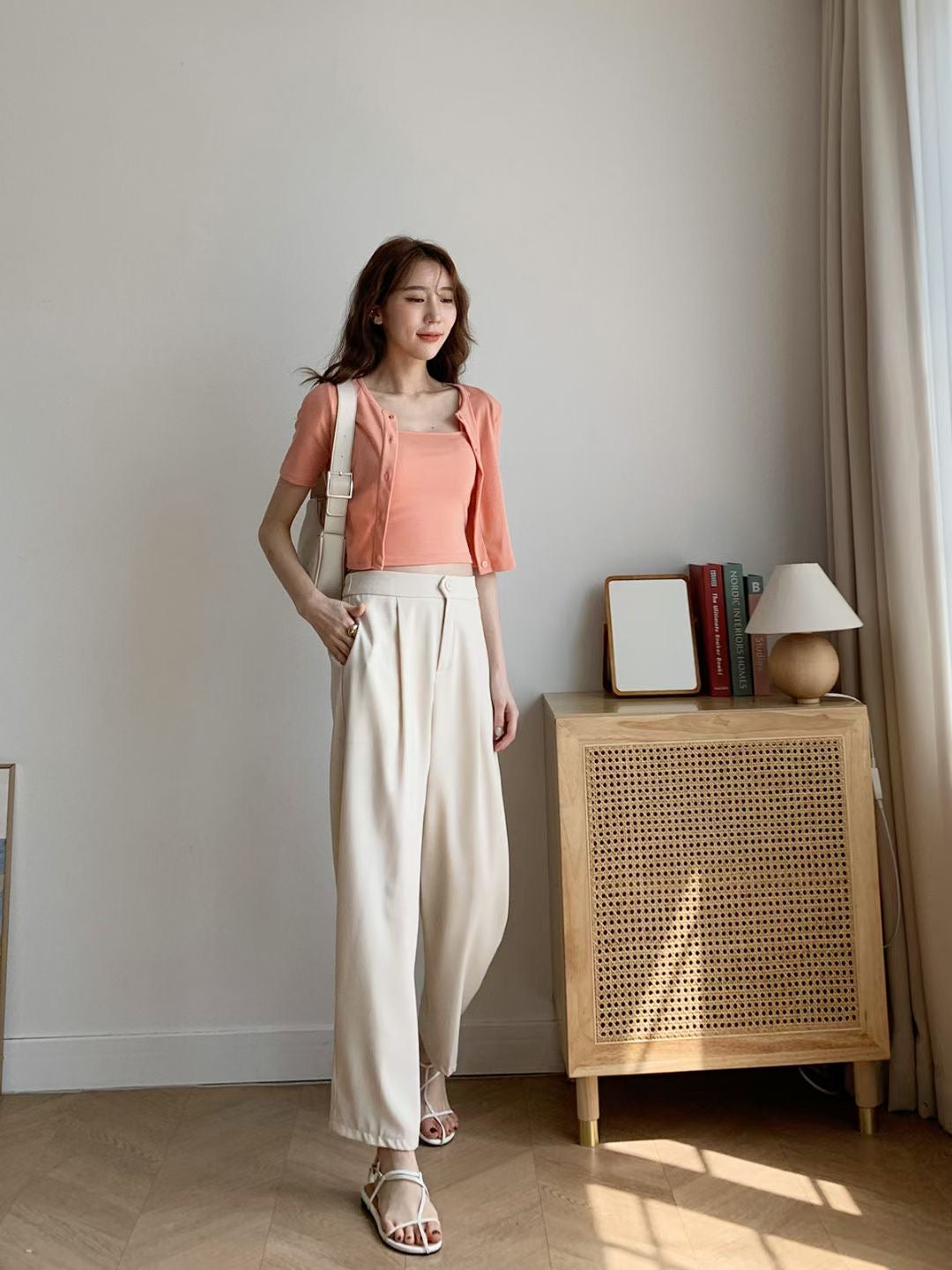 T594 HEY ORANGE TOP SET