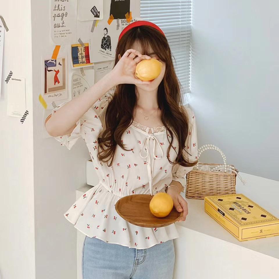 #T288 TASTY CHERRY BLOUSE - Letta A
