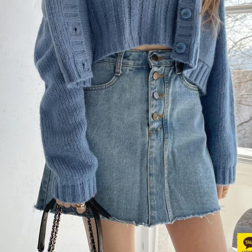 J164 ONTOP DENIM SKIRT