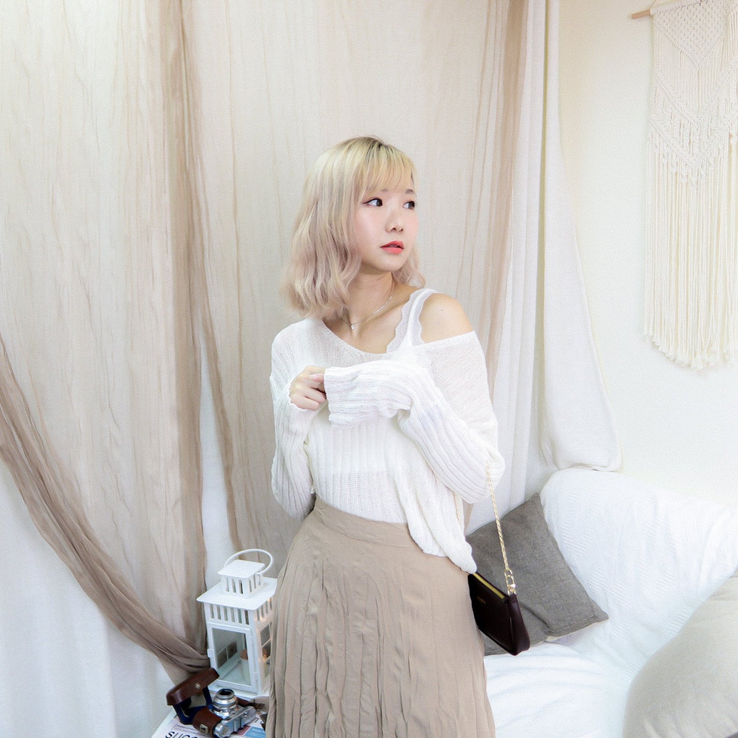 T391 THANKS KNIT TOP - Letta A