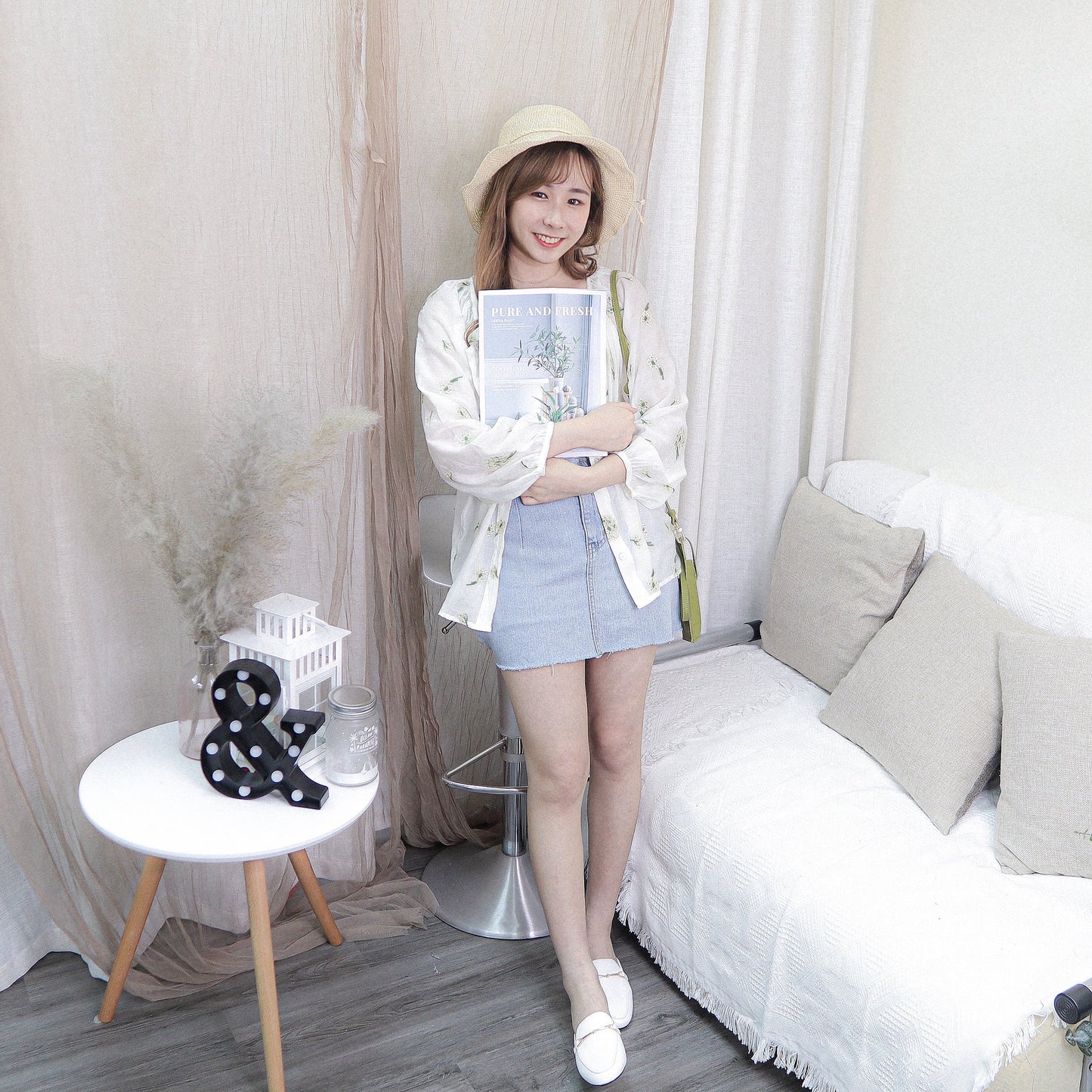 #T343 COLLECTION FLORAL BLOUSE - Letta A