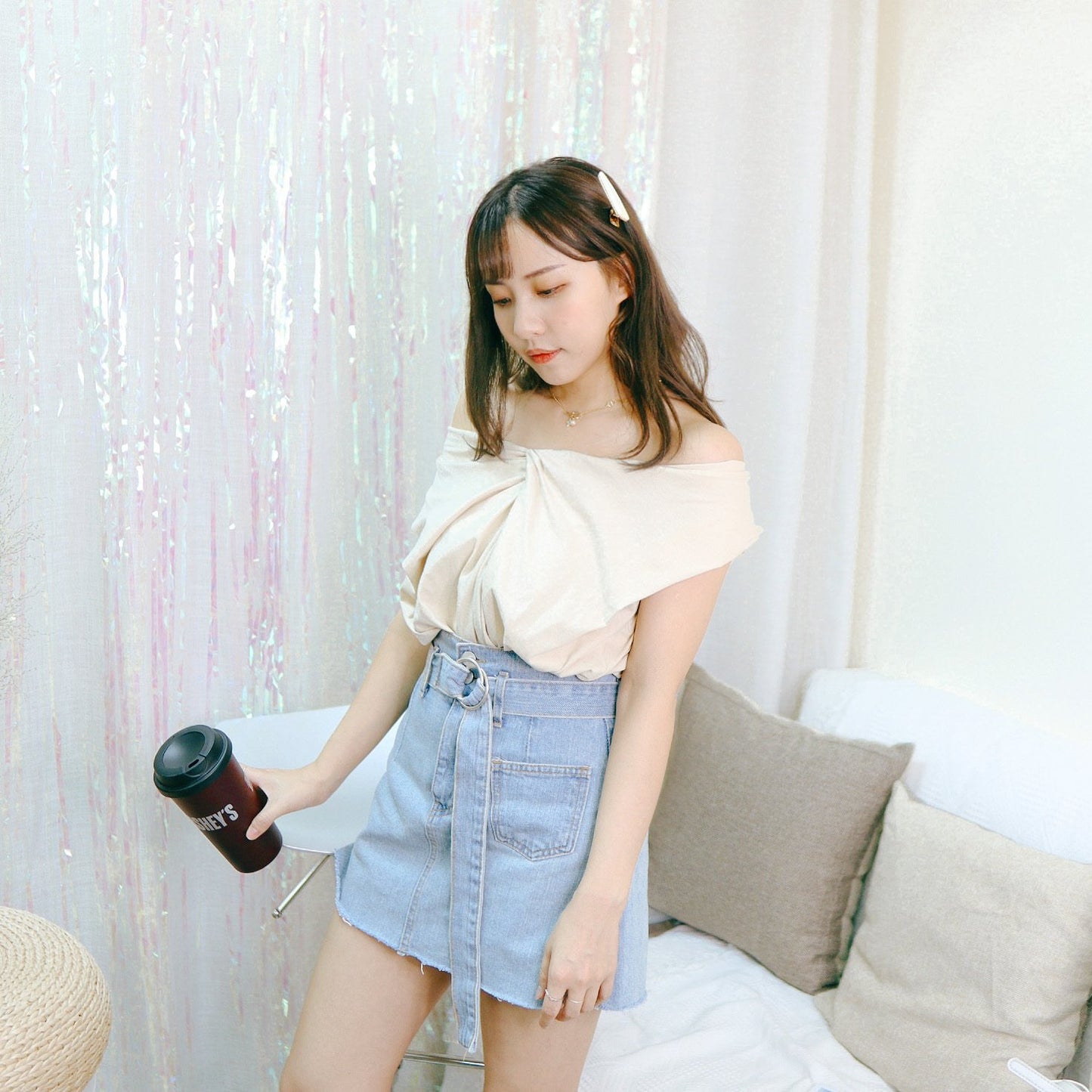 #T327 LOOK 2 WAYS TOP - Letta A